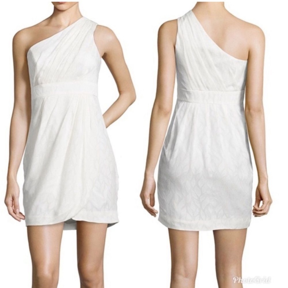 NWT Shoshanna Melanee Ivy one shoulder cocktail dress